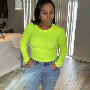 Zara neon Top
